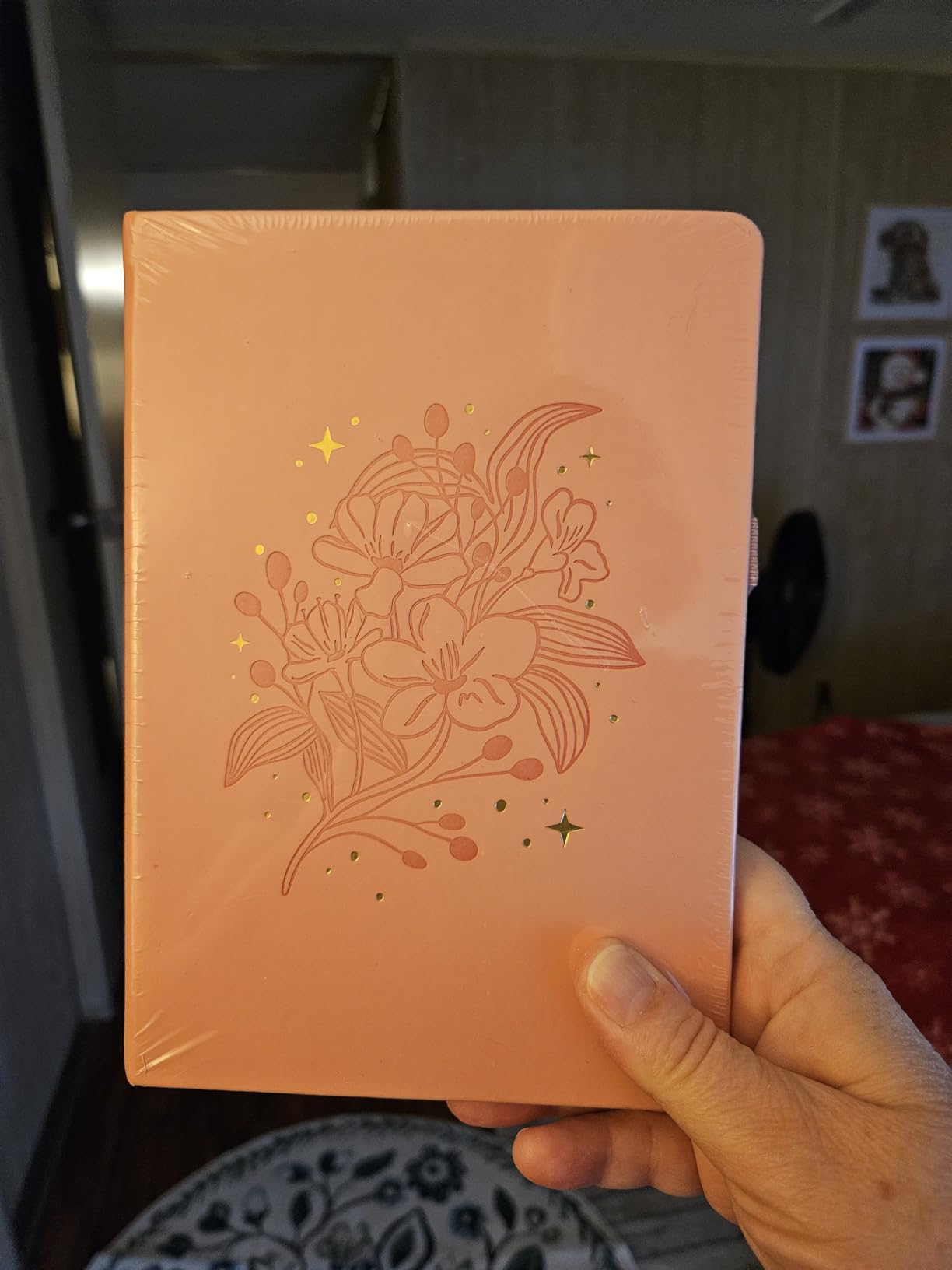 &And Per Se Dotted Journal Notebook, A5 Hardcover Leather Bullet Dotted Journal, 160 Pages 100 gsm Thick Paper, 3 Sheets of Stickers Included - 5.7'' x 8'' （Green） customer photo 1