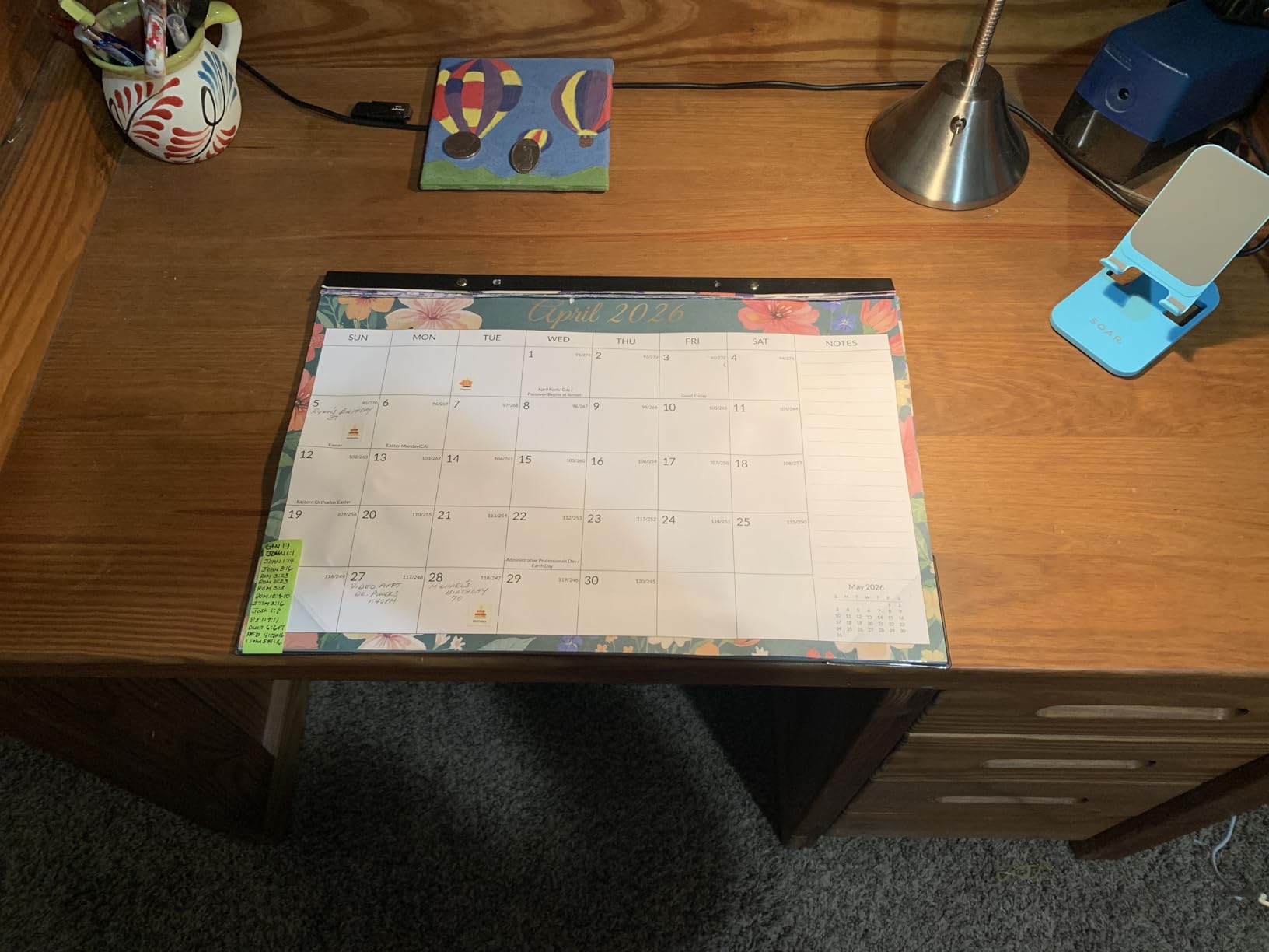 SUNEE Desk Calendar 2026-2027, 17