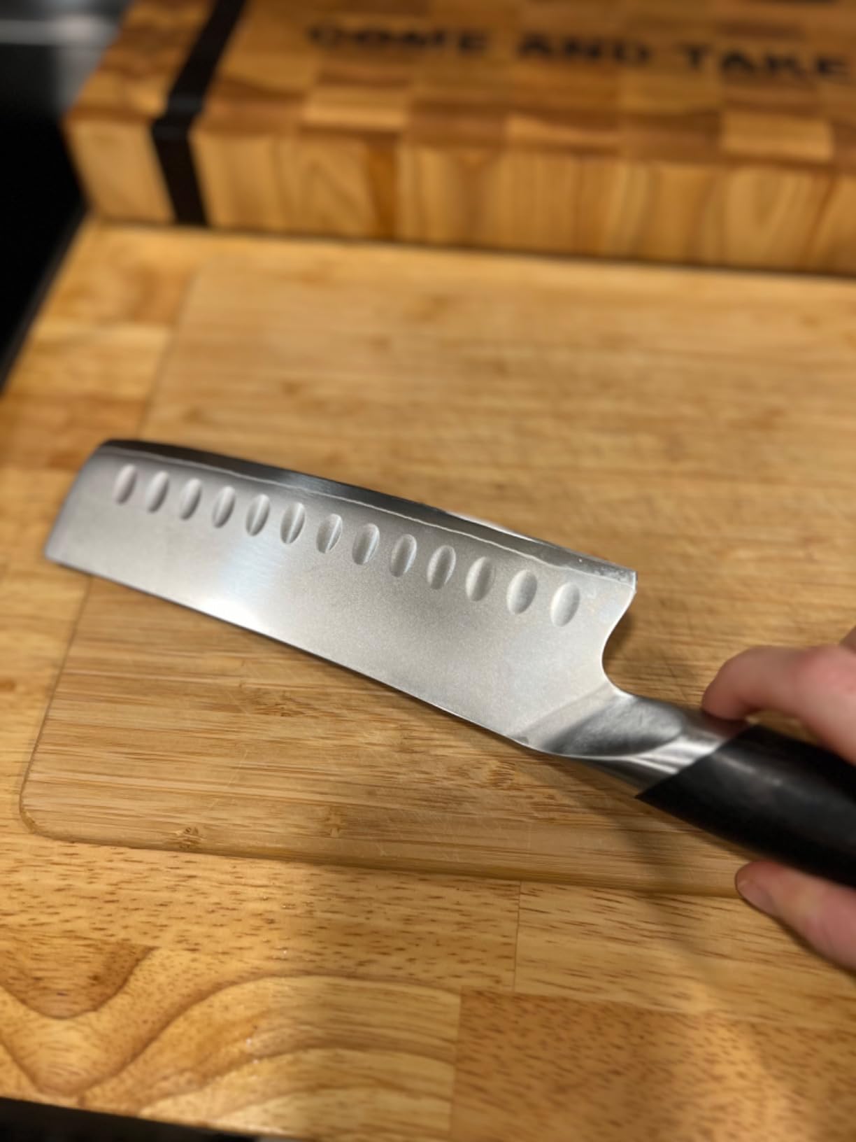 HOSHANHO 7 Inch Nakiri Knife, Ultra Sharp Japanese Kitchen Chef Knife customer photo 1