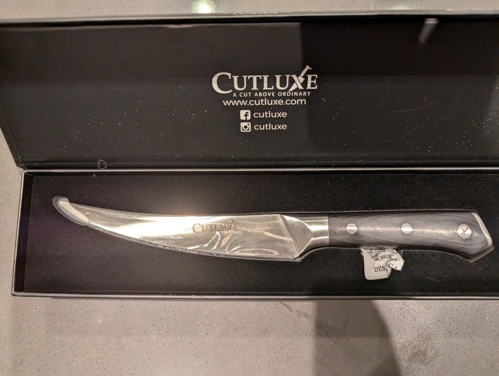 Cutluxe Curved Boning Knife, 6