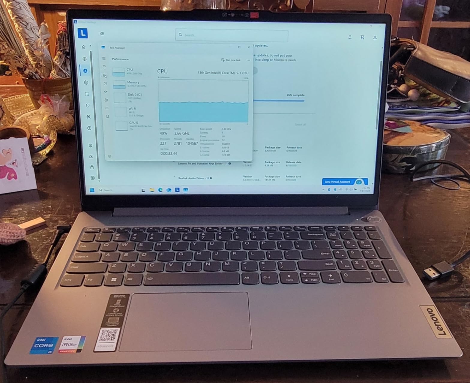 Lenovo IdeaPad Slim 3i, 15.6” FHD Display, Intel Core i5-1335U, 16GB RAM, 512GB SSD, 1920x1080 px, Fingerprint Reader, Windows 11 Home, Arctic Grey customer photo 1