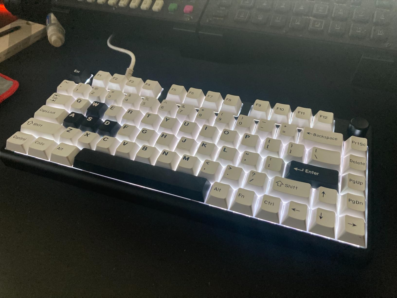 Carbon 174 Keys PBT Double Shot Keycap Set,Orange Retro Custom Key Cap Keycaps 60 Percent Cherry Profile Keycaps for 61/64/68/84/87/100/104/108 Mechanical Keyboard customer photo 1