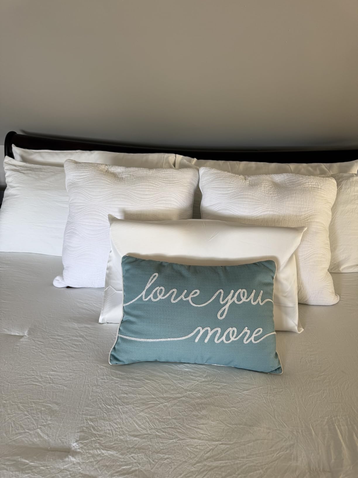 LYSHIN Silk Pillow Cases Standard Size with Hidden Zipper, Champagne customer photo 1