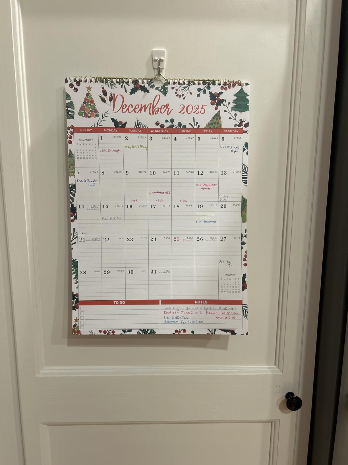 2027 Calendar - 2027 Wall Calendar, Large Wall Calendar 2027 customer photo 1