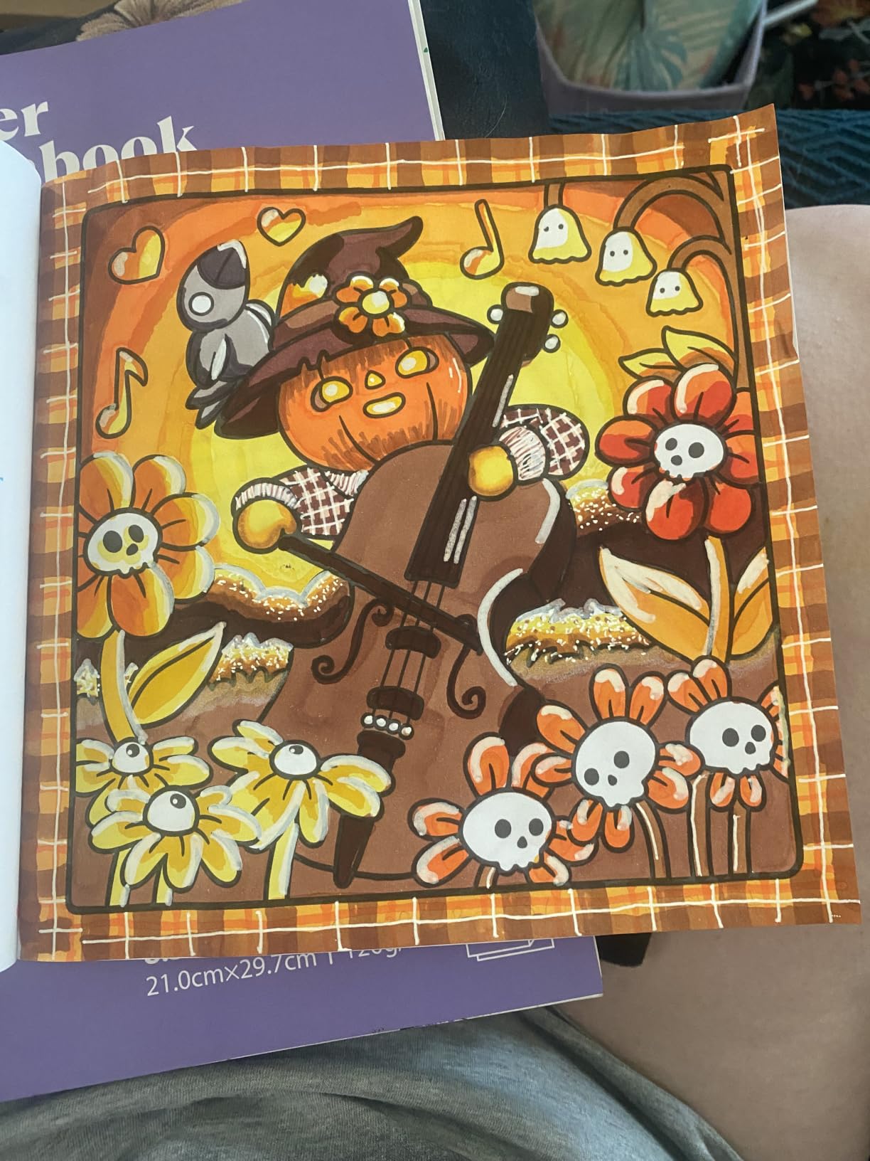 Spooky Cutie: Coloring Book for Adults and Teens Featuring Adorable Creepy Creatures in Cozy Hygge Moments for Relaxation (Cozy Spaces Coloring) customer photo 1