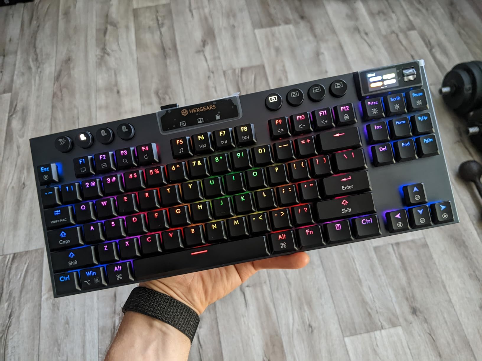 Hexgears Immersion A3 Low Profile Wireless Mechanical Keyboard, Tactile customer photo 2