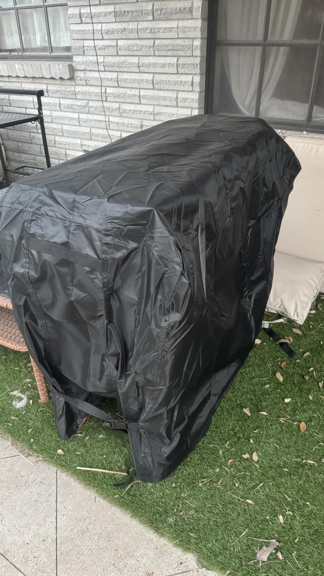 Pizza Oven Table Cover for BBQMall Pizza Oven Table Cart, Outdoor Grill Cart Cover for GRILL FORCE Pizza Oven Stand/Pizza Topping Station customer photo 1
