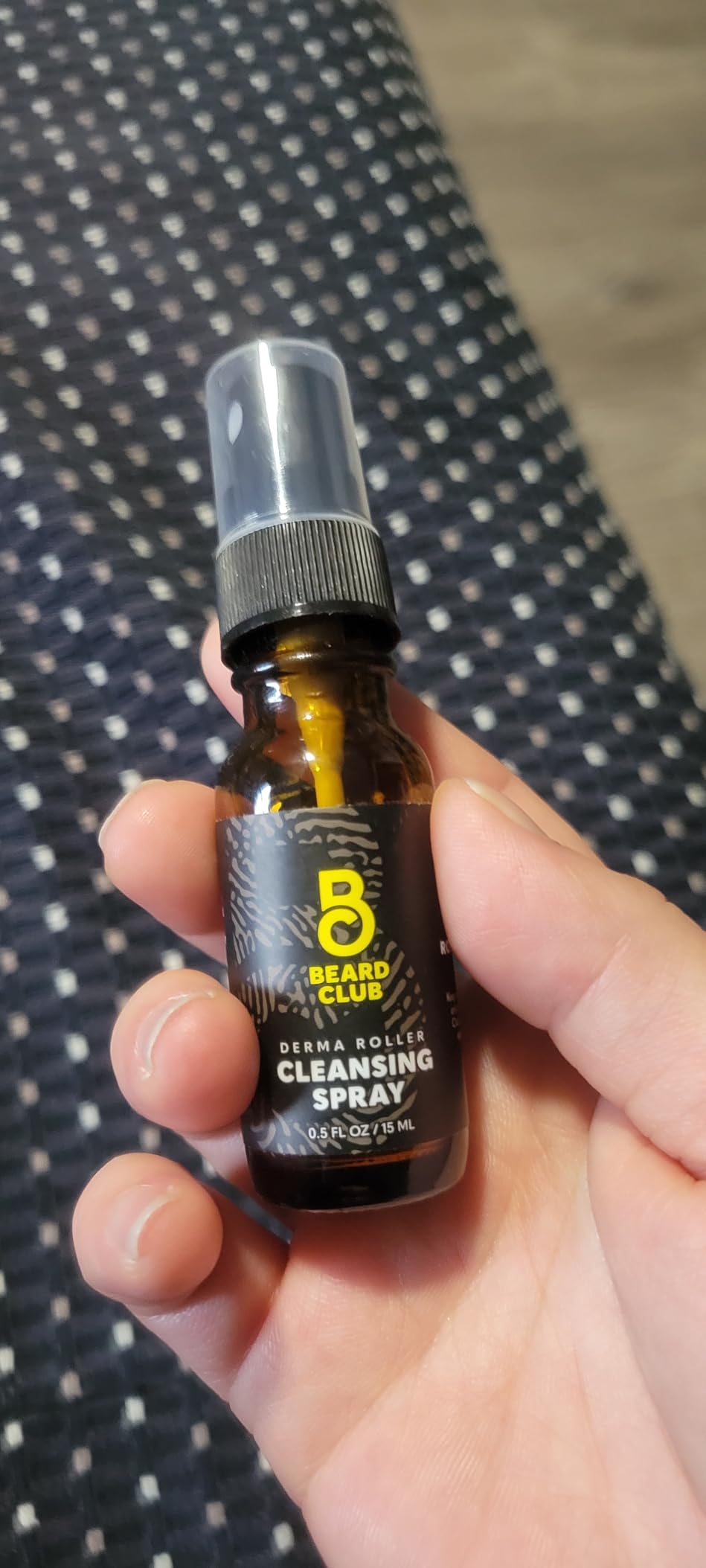 The Beard Club Signature Beard Growth Kit - Derma Roller, Beard Growth Oil, Beard Growth Vitamins, Vitamin Spray & Beard Brush - Gift Set customer photo 2