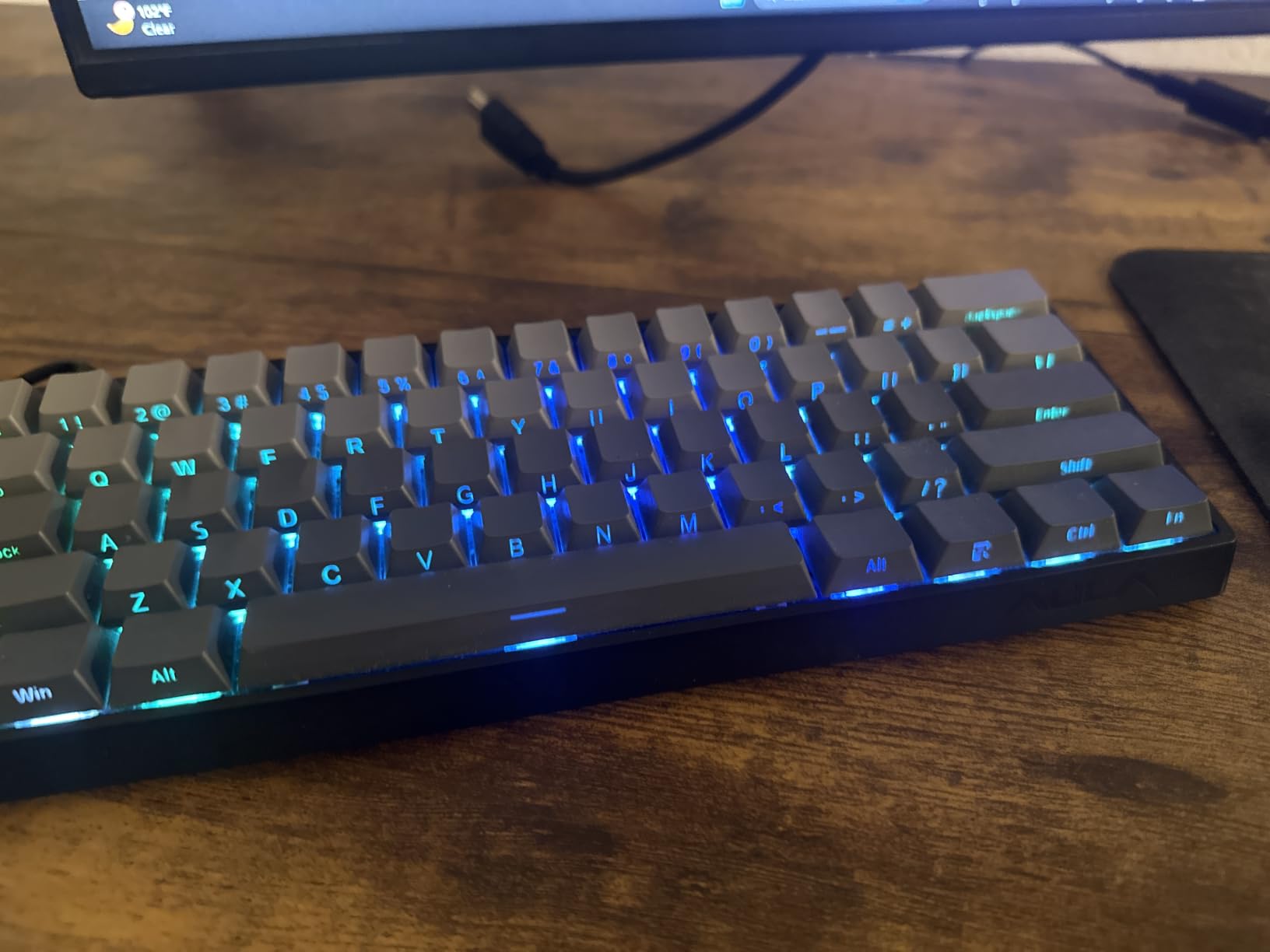 Aula WIN60 HE - 60% Mechanical Gaming Keyboard Wired, Magnetic Switch Hot Swappable, Adjustable Actuation Rapid Trigger Mode, 8000 Hz Polling Rate, RGB Small Keyboard 60 Percent Compact Design for PC customer photo 1