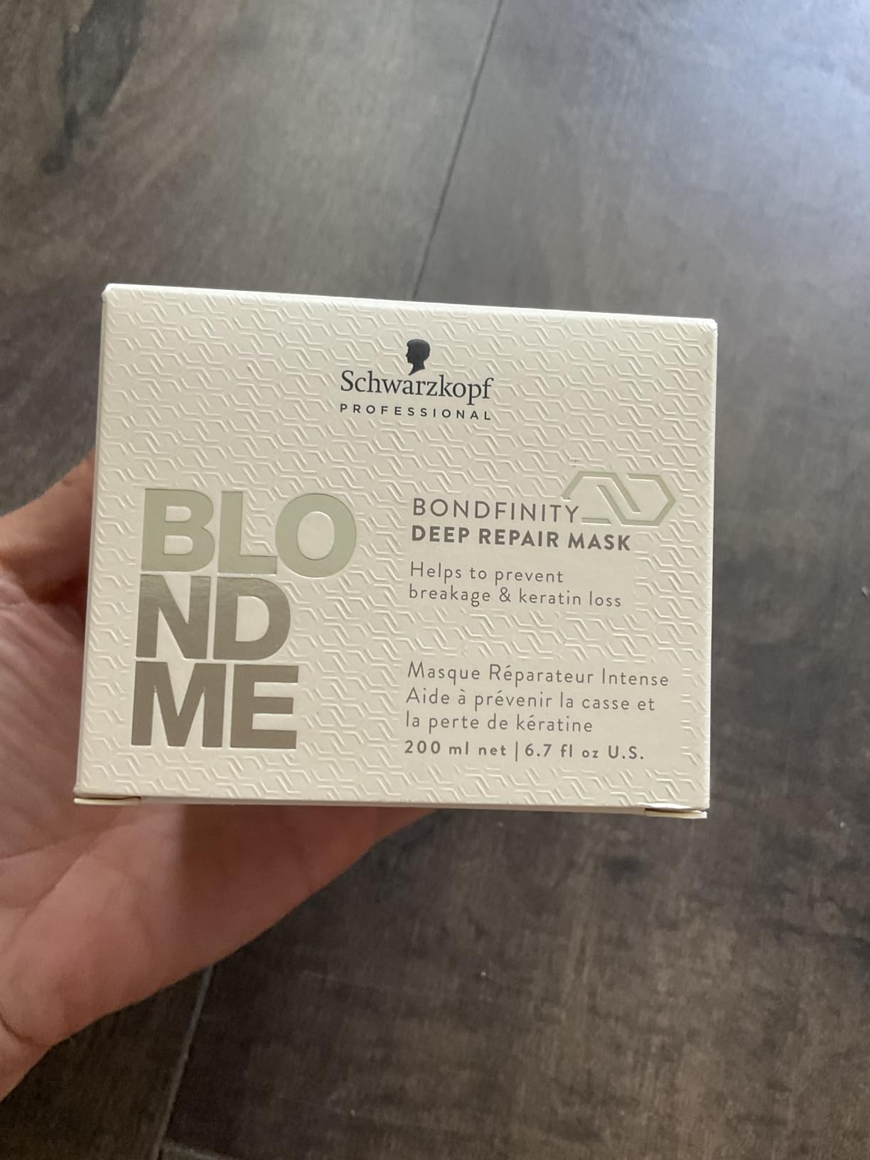 BlondMe Bondfinity Deep Repair Mask for Blonde Hair | Intensive Hair Treatment | Strengthens, Repairs, & Prevents Breakage | For Blonde, Lightened, & Grey Hair customer photo 2