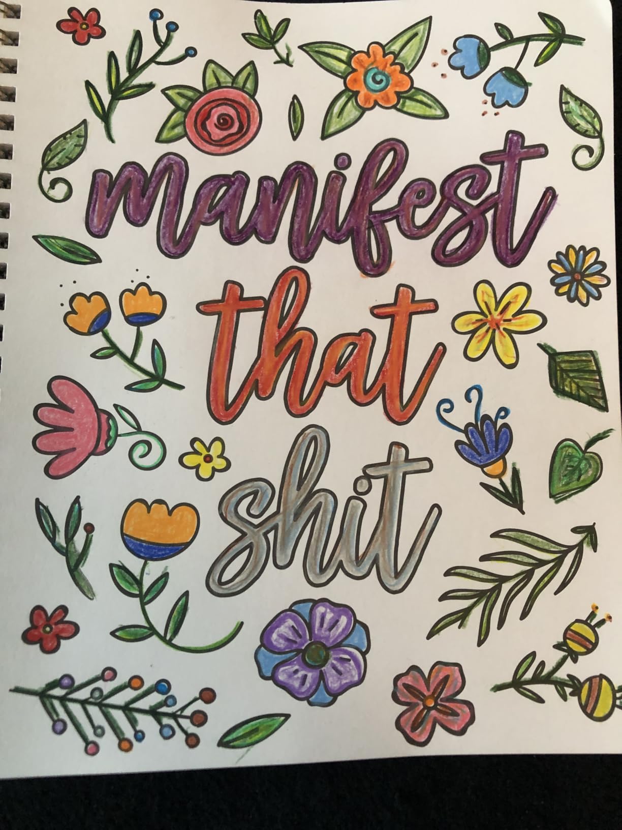 Beautiful Coloring Book Set of 2 for Adult Relaxation with Floral Designs customer photo 1
