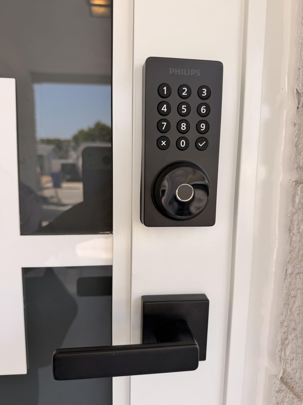 Philips WiFi Keypad Deadbolt with Handle, Built-in WiFi, APP Remote Control customer photo 2