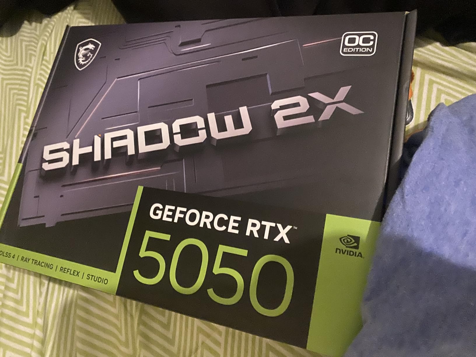 msi Gaming RTX 5050 8G Shadow 2X OC Graphics Card (8GB GDDR6,128-bit, Extreme Performance: 2617 MHz, DisplayPort x3 2.1a, HDMI 2.1b, NVIDIA Blackwell Architecture) customer photo 2