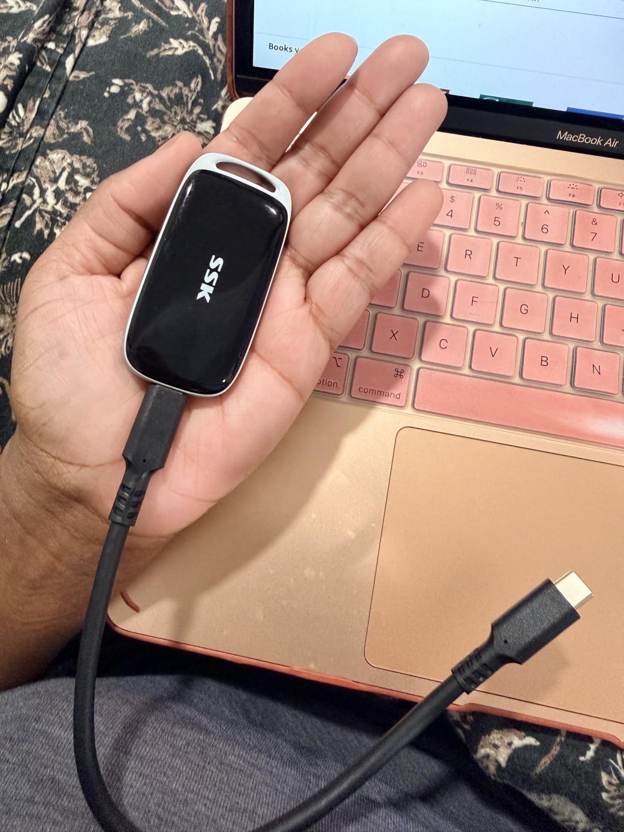 SSK 500GB Portable SSD External Solid State Hard Drive USB3.2 Gen2x2 20Gbps customer photo 1