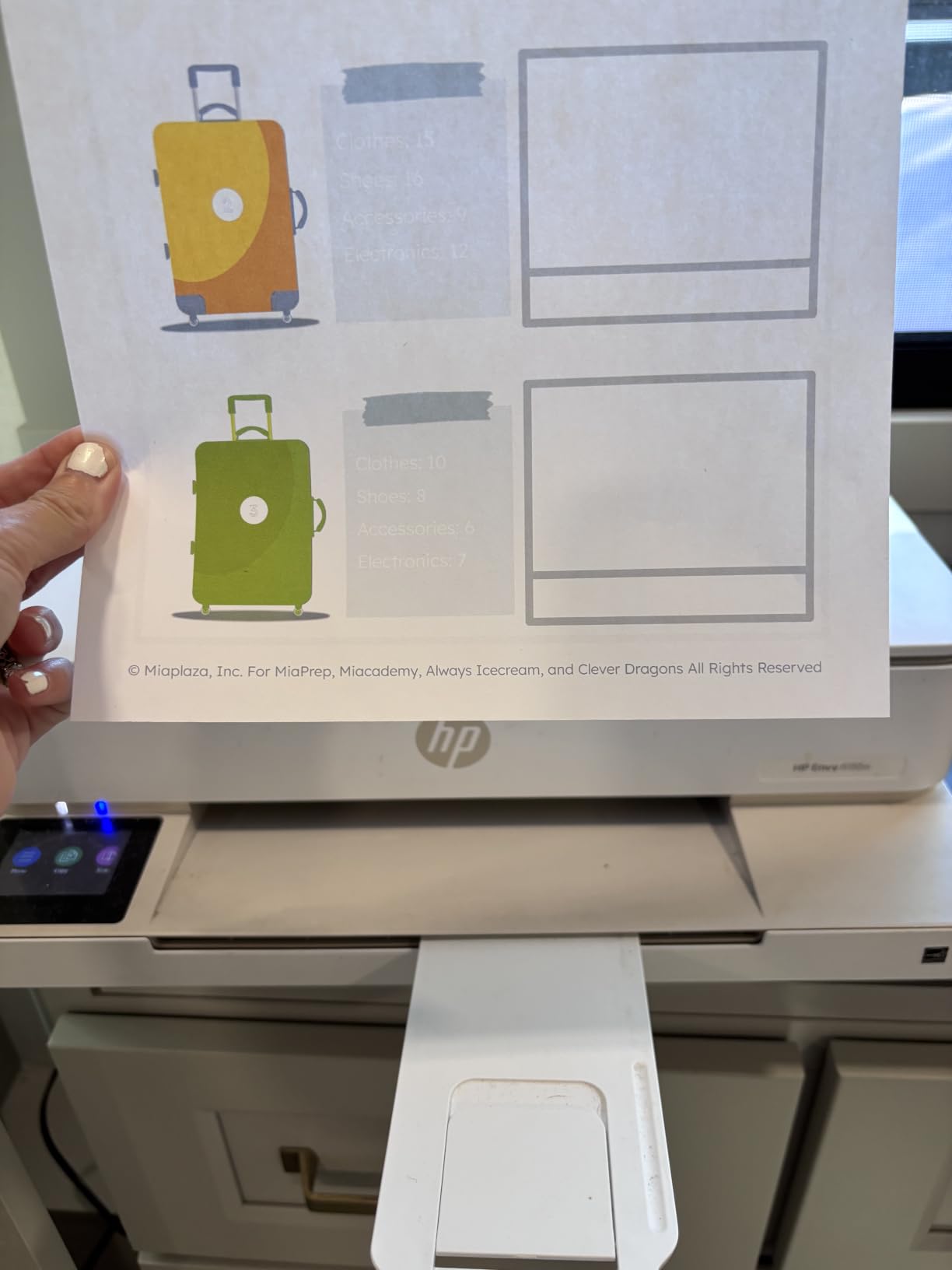 HP Envy 6155 Wireless All-in-One Color Inkjet Printer, Print, Scan, Copy, Duplex Printing Best-for-Home, 3 Month Trial of Instant Ink Included, AI-Capable (C2WR7A) Portobello customer photo 2