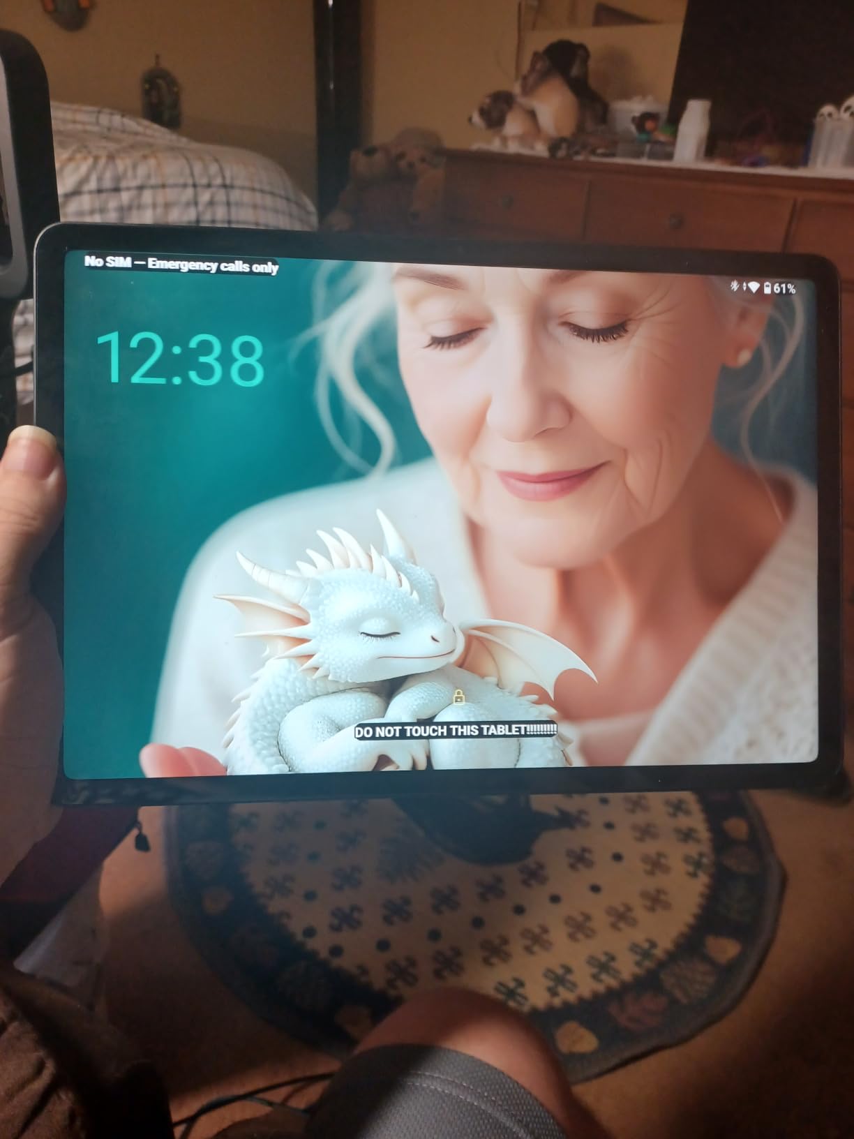 2026 Upgraded 12.2 inch Tablet, Android 16 Tablet with Keyboard, 2.5K QHD Display for High-Res Gaming/Art/Productivity, Up to 48GB+256GB+2TB TF,Octa-Core/10000mAh/Widevine L1/GMS/GPS/4-year Warranty customer photo 1