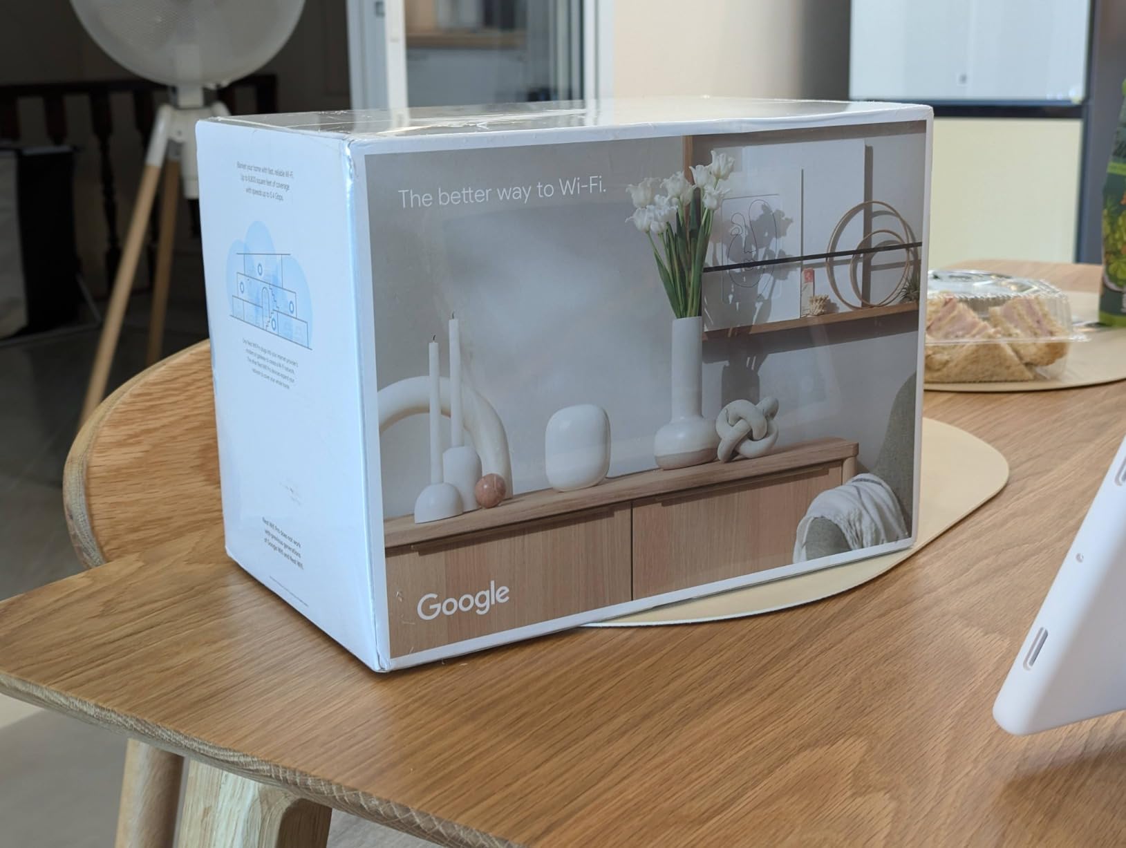 Google Nest WiFi Pro - Wi-Fi 6E - Reliable Home Wi-Fi System with Fast Speed and Whole Home Coverage - WPS - Mesh Router - Non-Retail Packaging - Fog customer photo 1