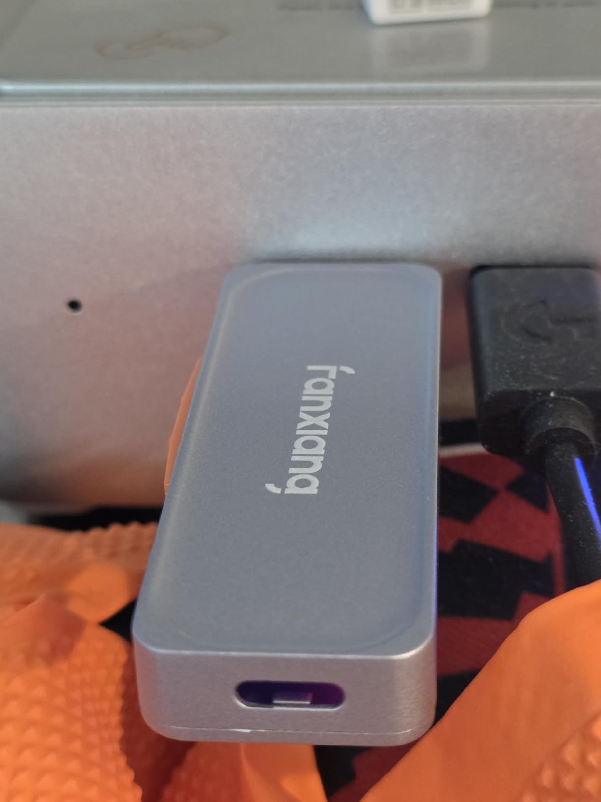 128GB External SSD USB Drive, 520MB/s USB-C & USB-A Portable SSD -F901 customer photo 2
