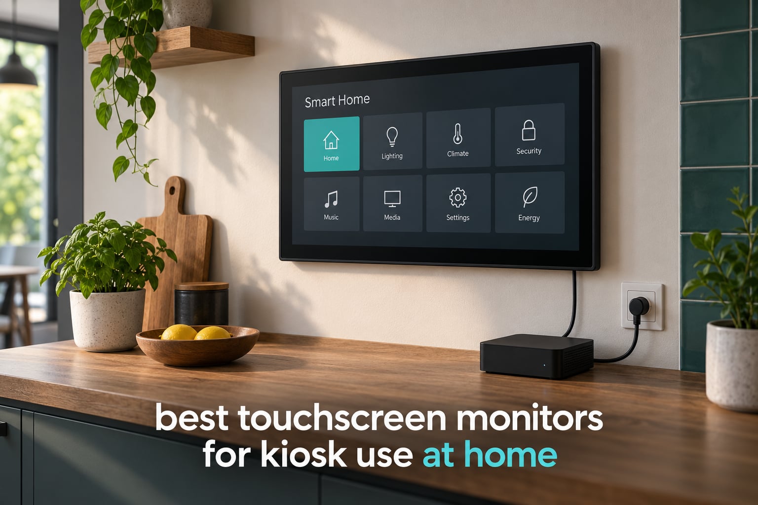 best touchscreen monitors for kiosk use at home