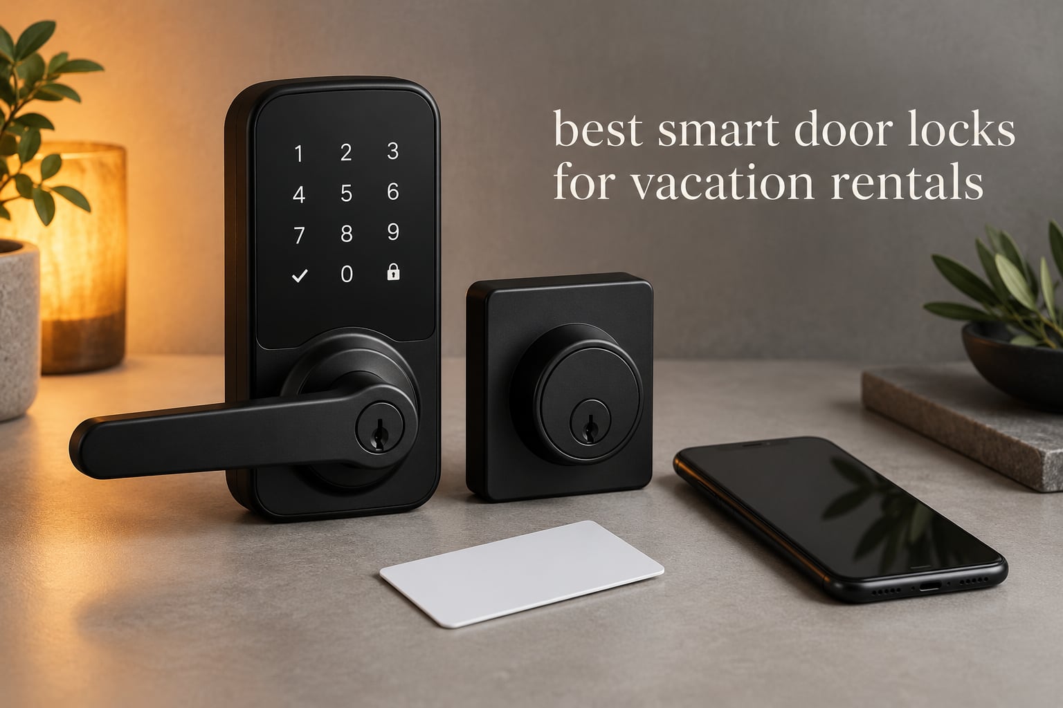 best smart door locks for vacation rentals