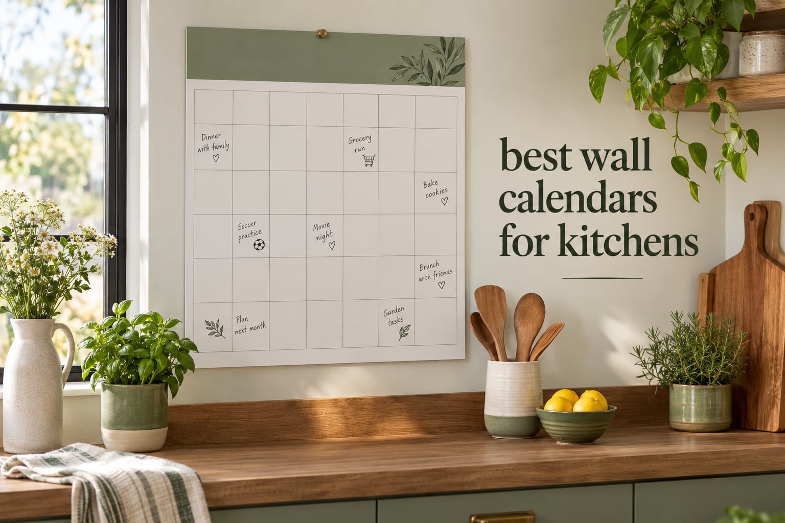 best wall calendars for kitchens