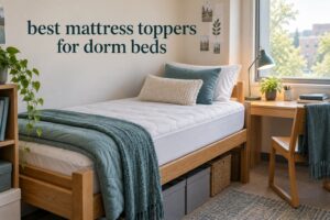 best mattress toppers for dorm beds