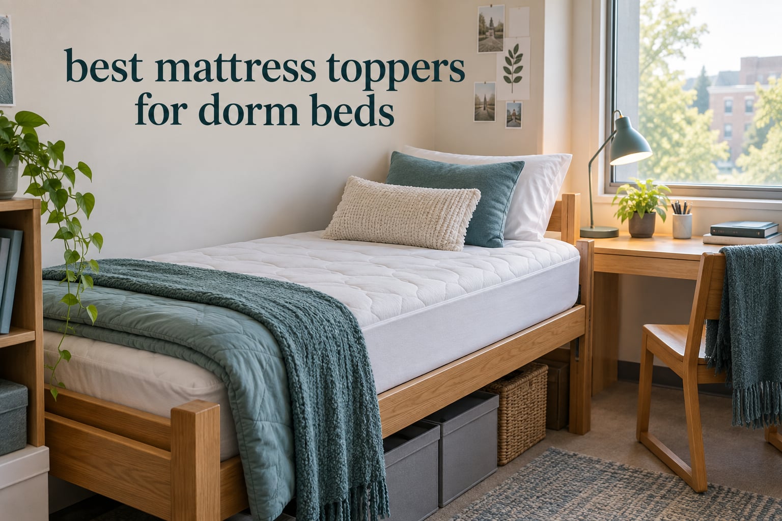 best mattress toppers for dorm beds