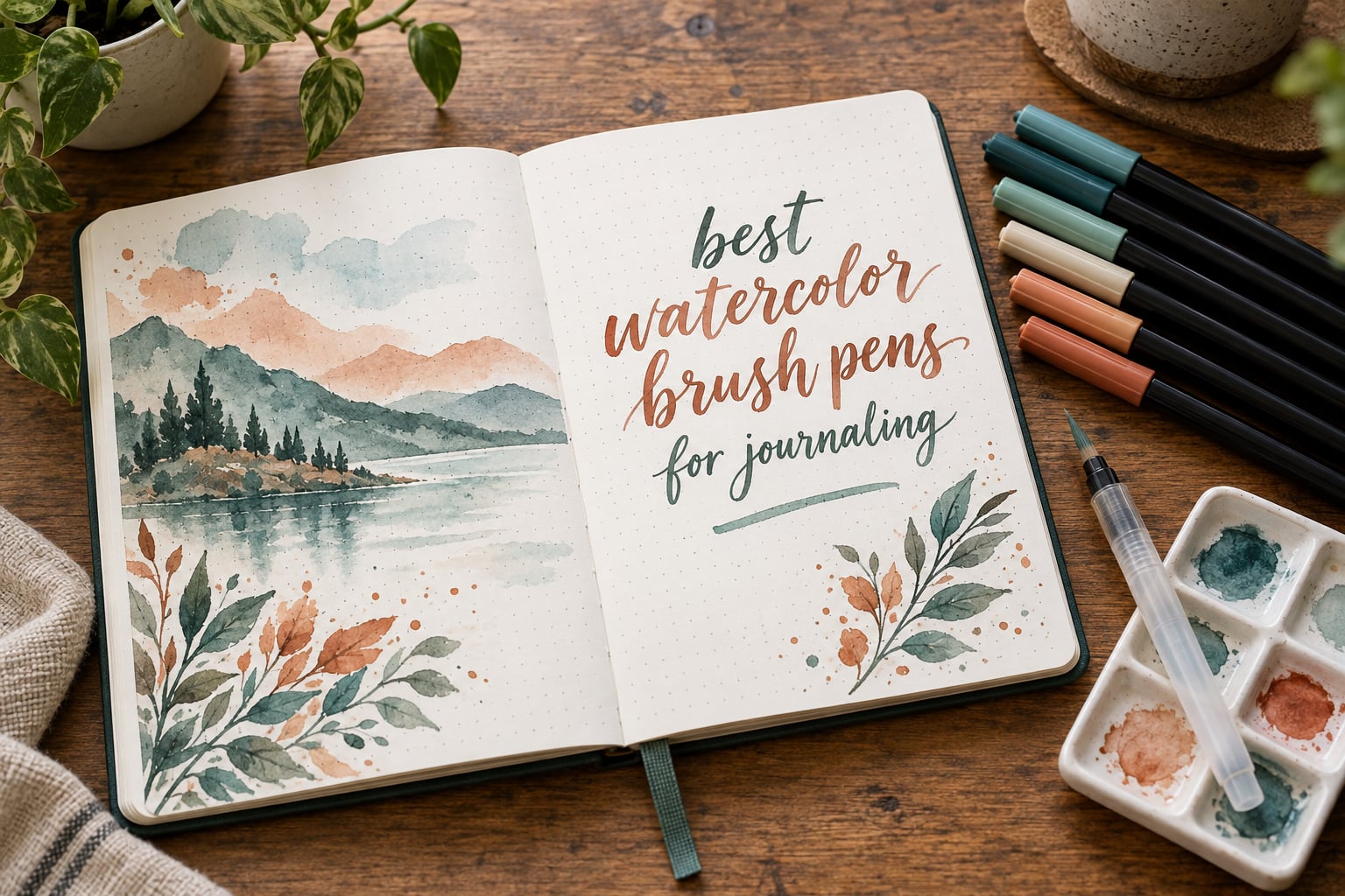best watercolor brush pens for journaling