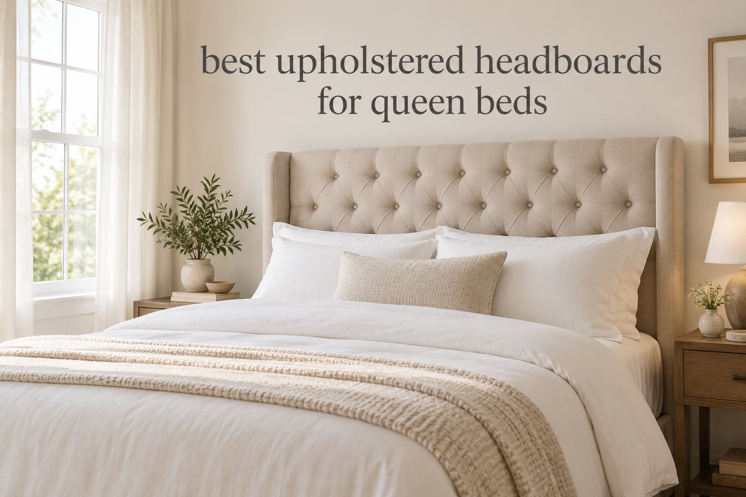best upholstered headboards for queen beds