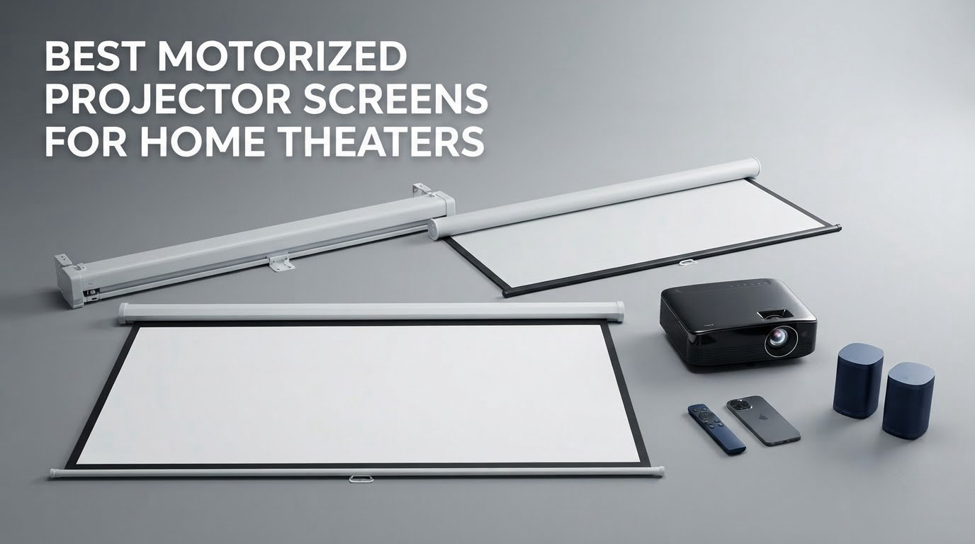 best motorized projector screens for home theaters