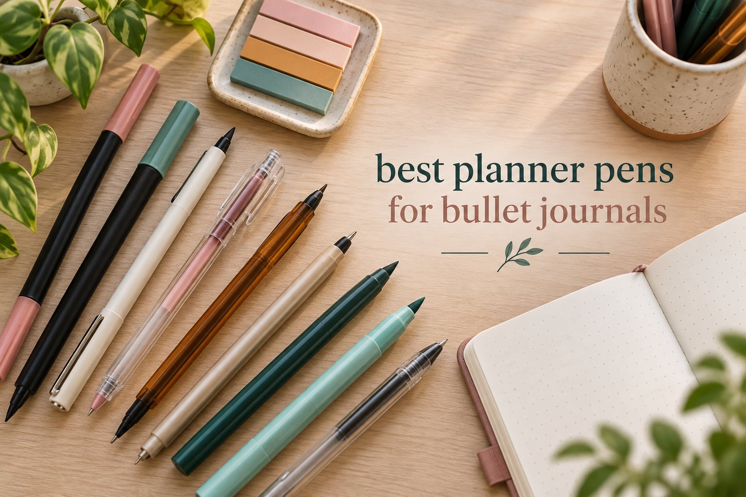 best planner pens for bullet journals