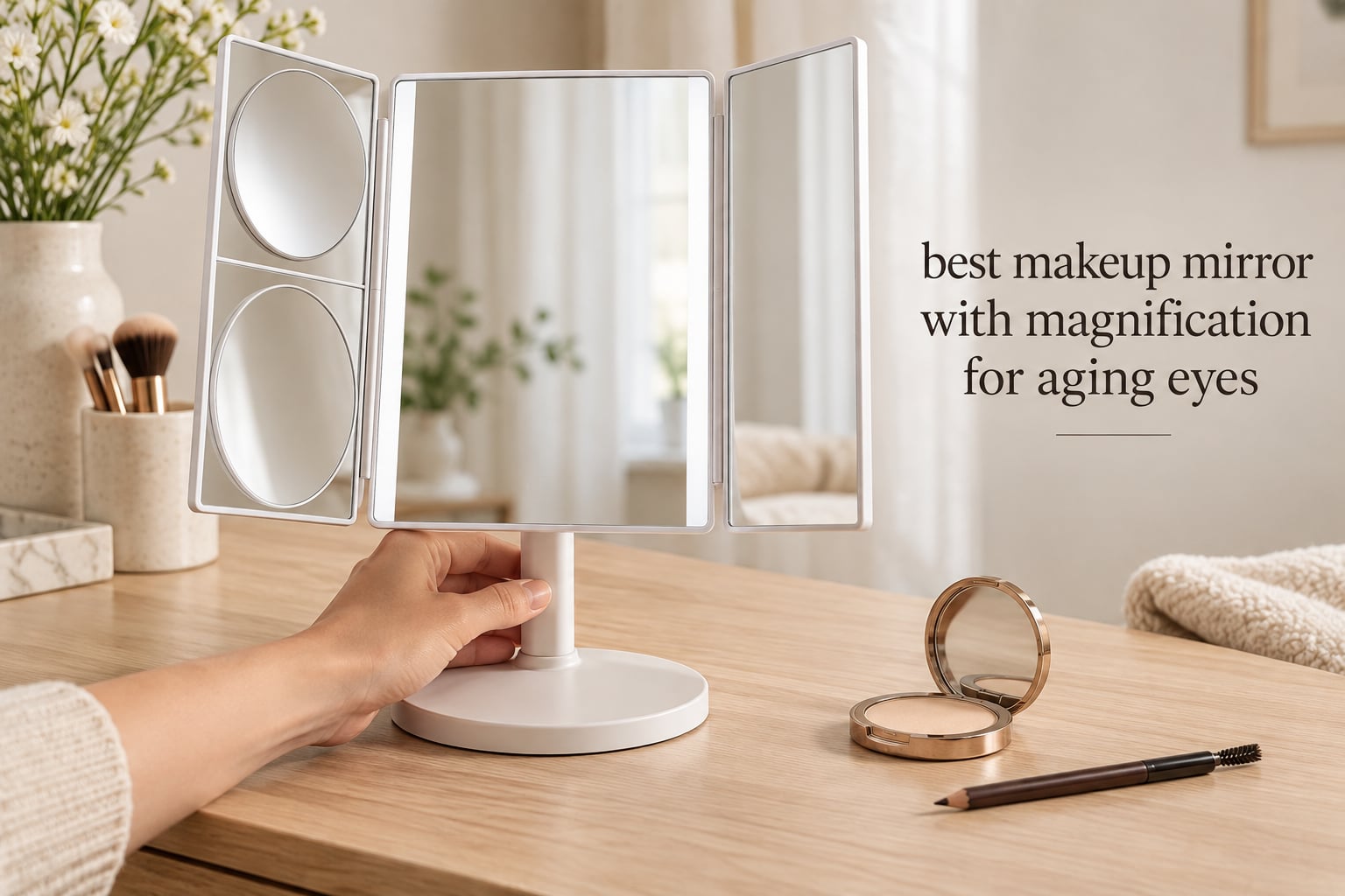 best makeup mirror with magnification for aging eyes
