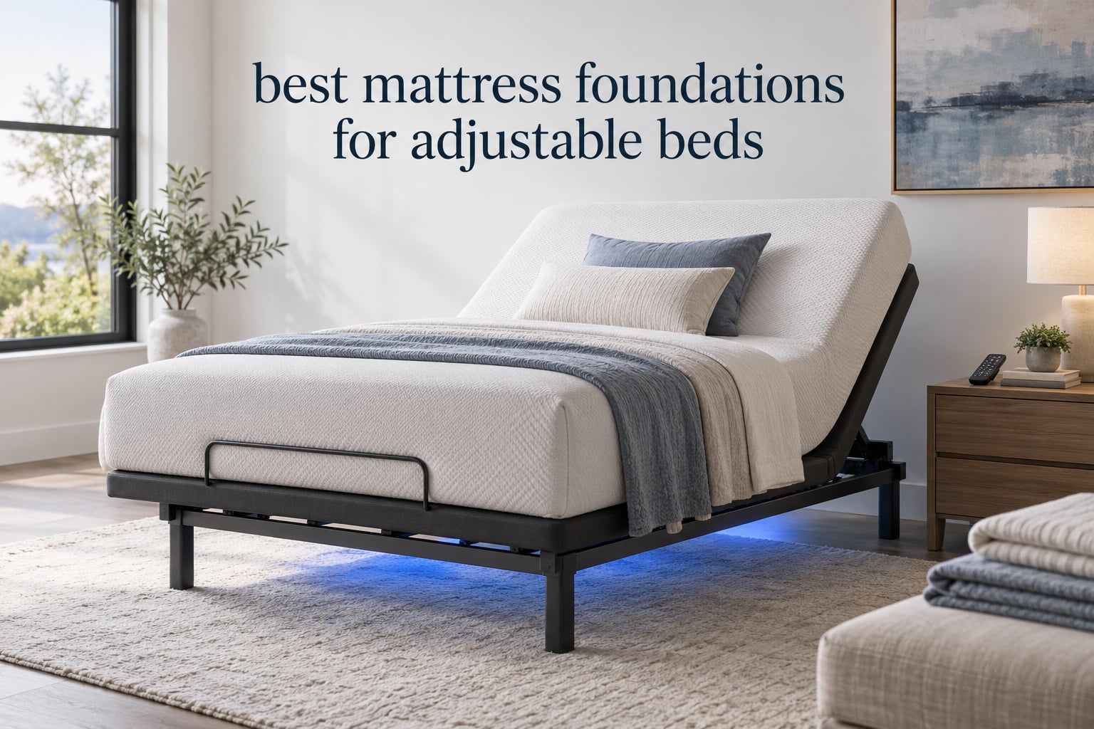 best mattress foundations for adjustable beds