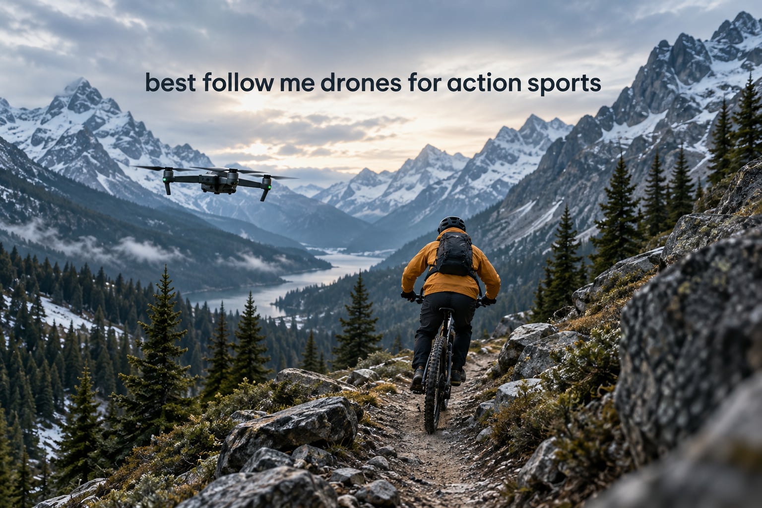 best follow me drones for action sports
