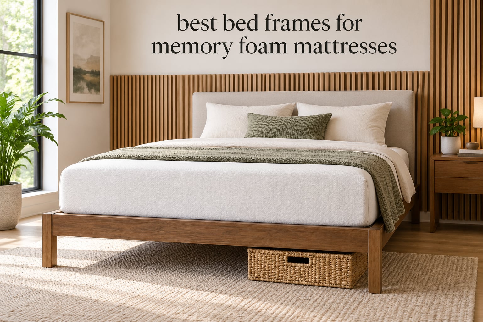 best bed frames for memory foam mattresses
