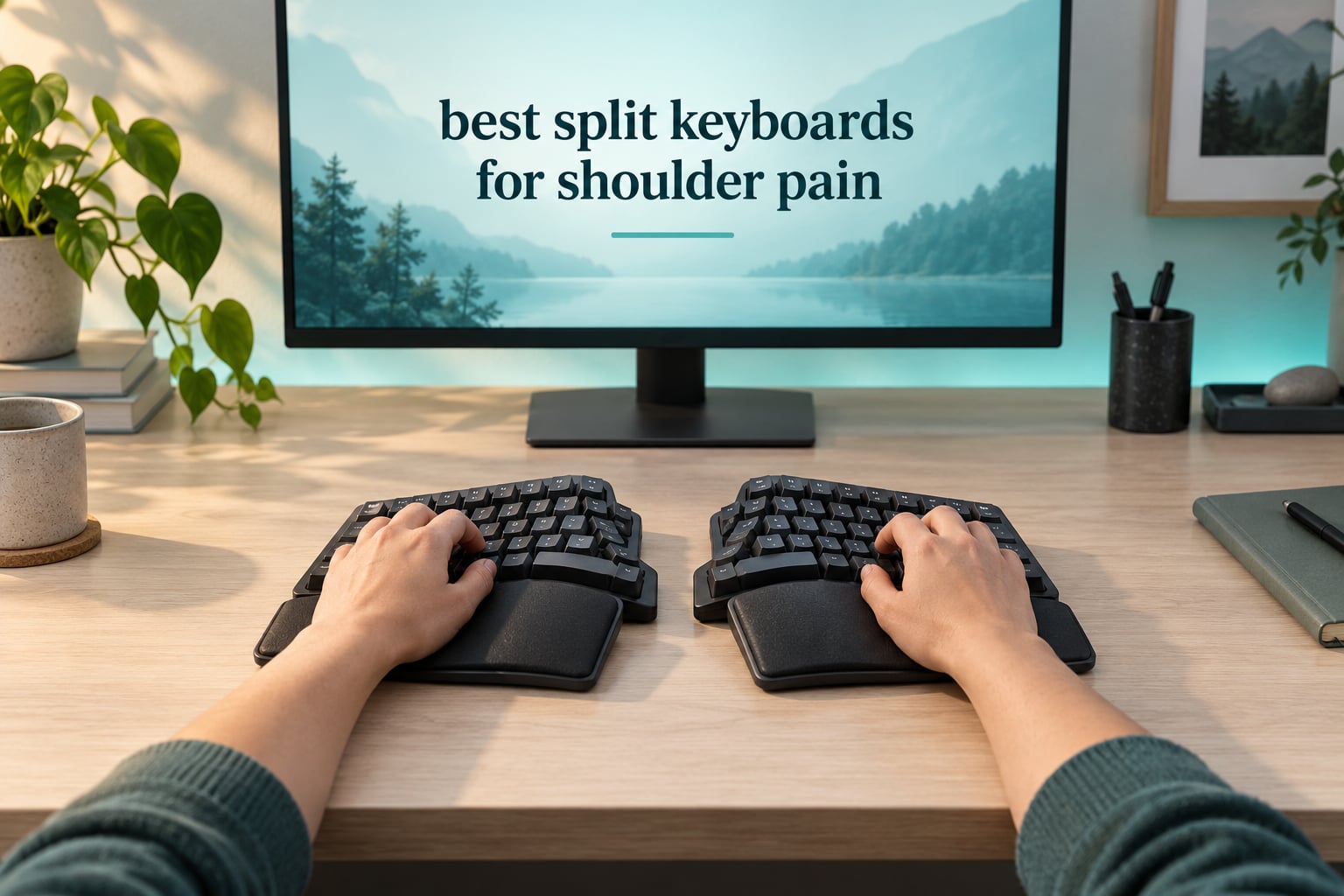 best split keyboards for shoulder pain