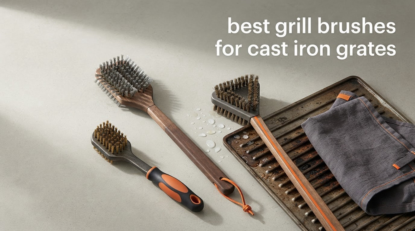 best grill brushes for cast iron grates