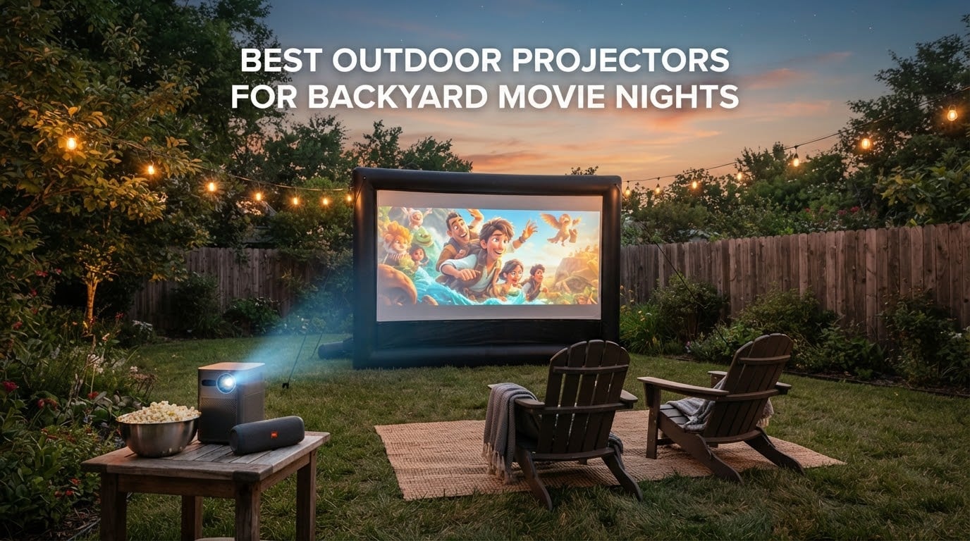 best outdoor projectors for backyard movie nights