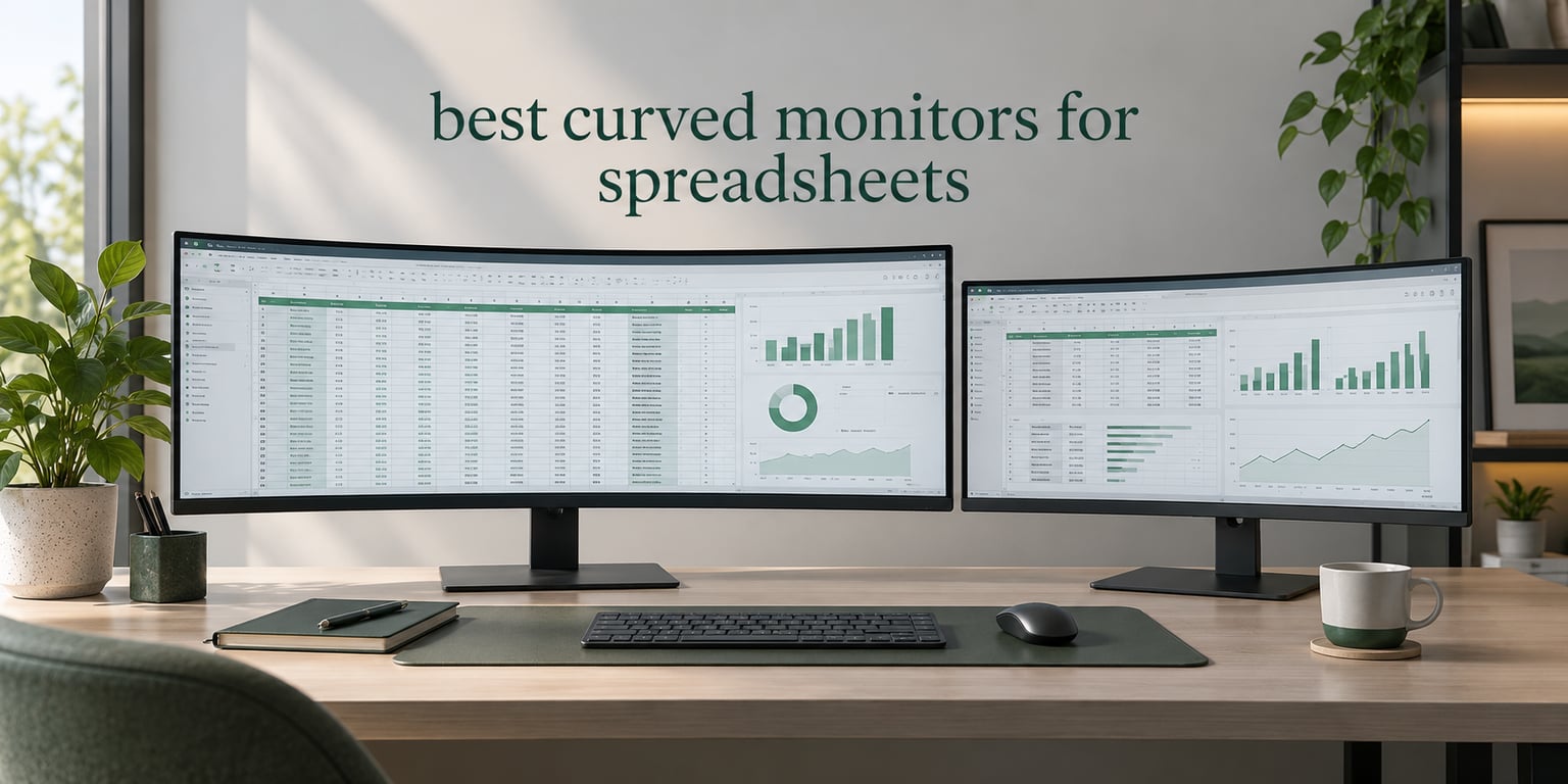 best curved monitors for spreadsheets