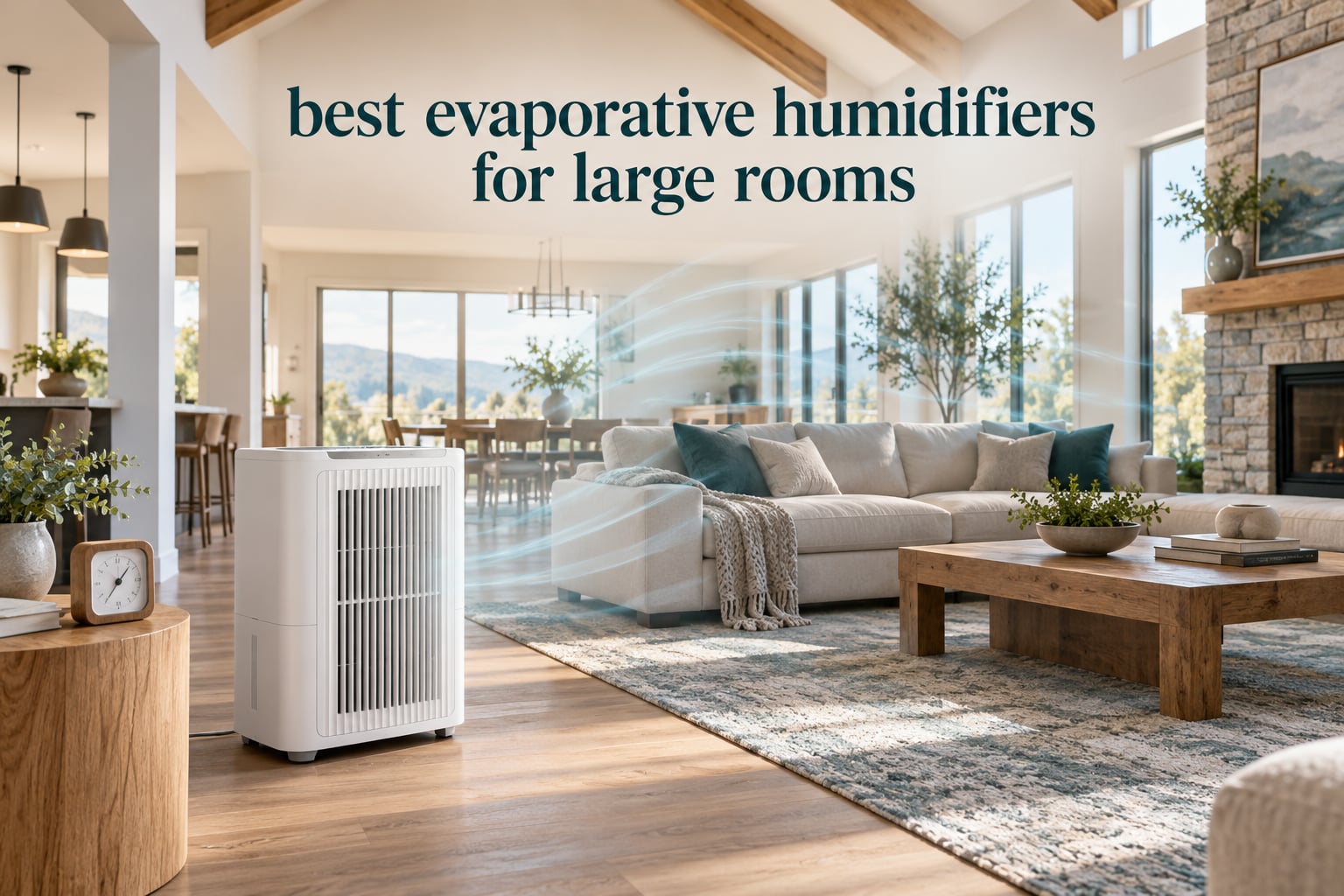 best evaporative humidifiers for large rooms