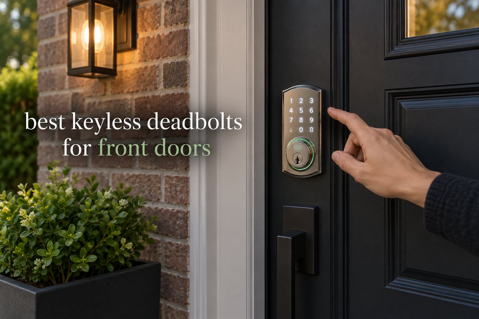 best keyless deadbolts for front doors