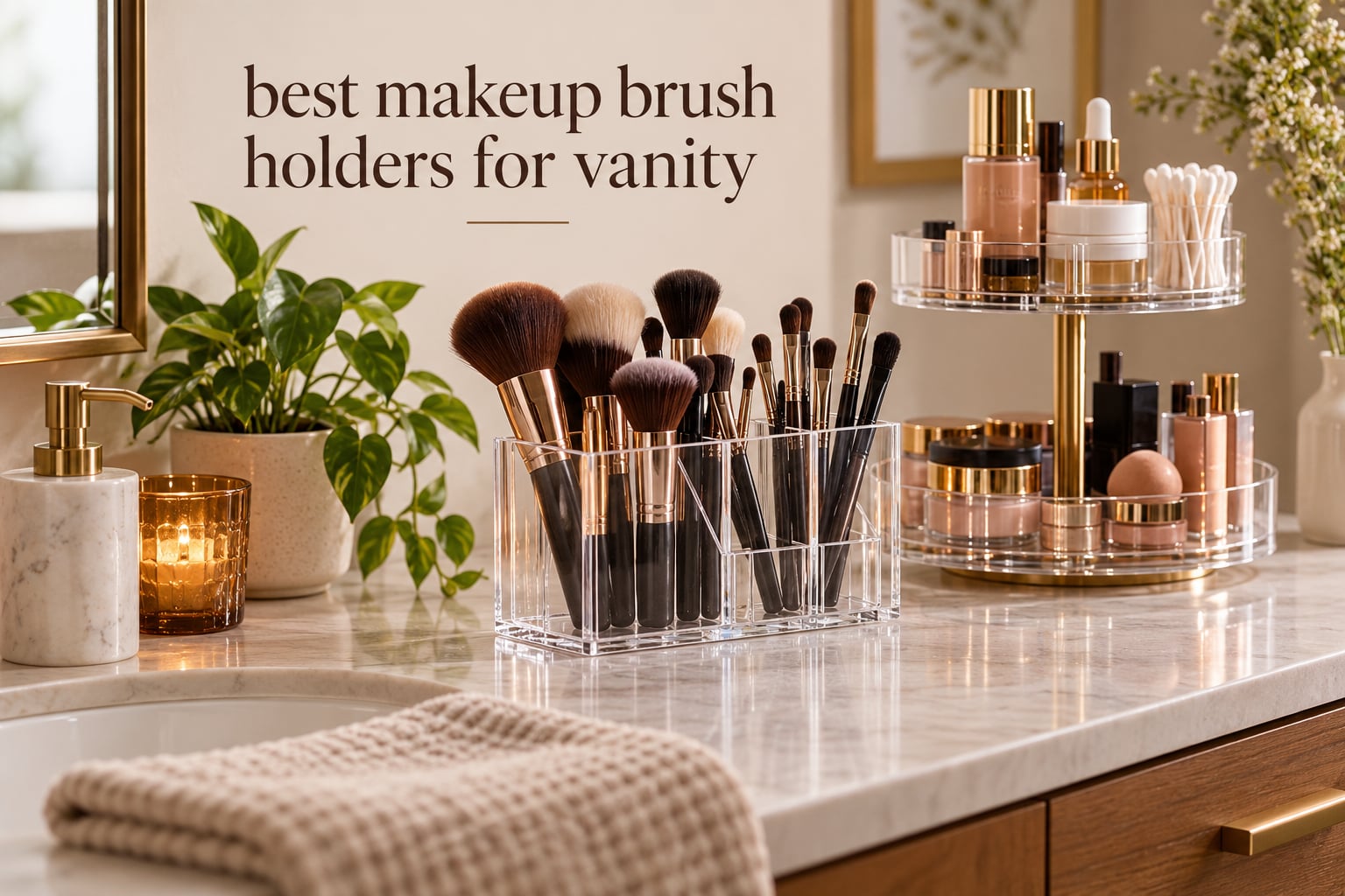 best makeup brush holders for vanity
