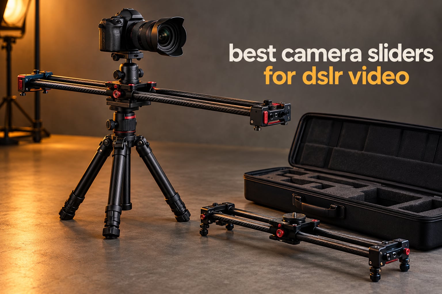 best camera sliders for dslr video