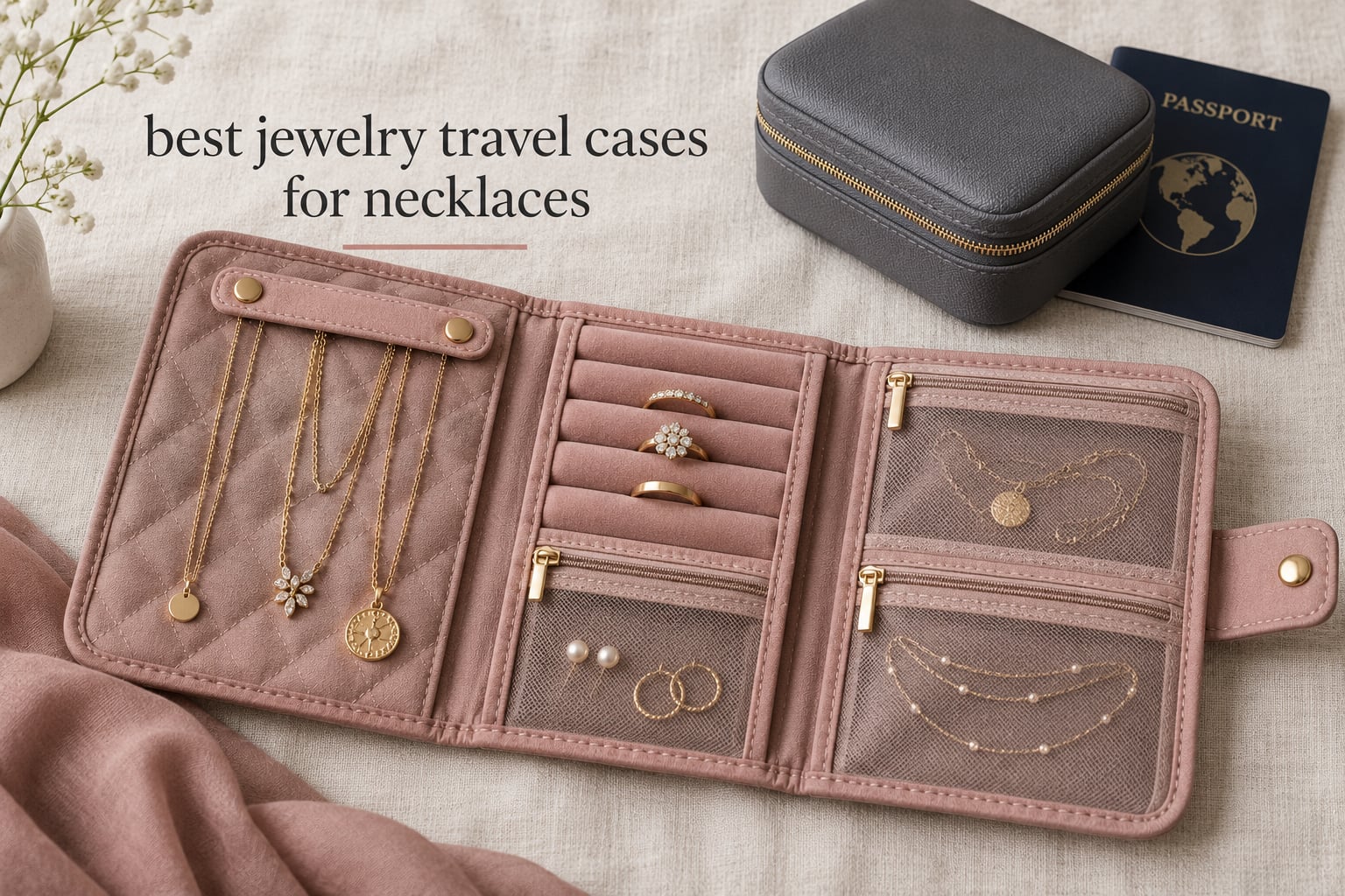 best jewelry travel cases for necklaces