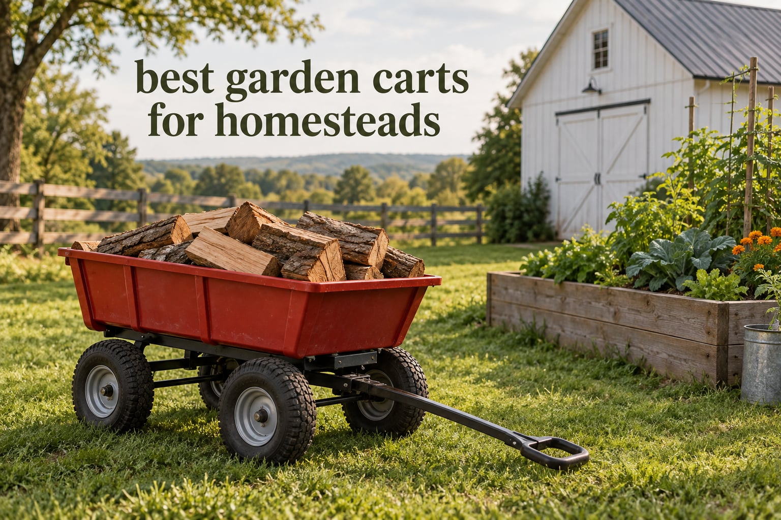 best garden carts for homesteads