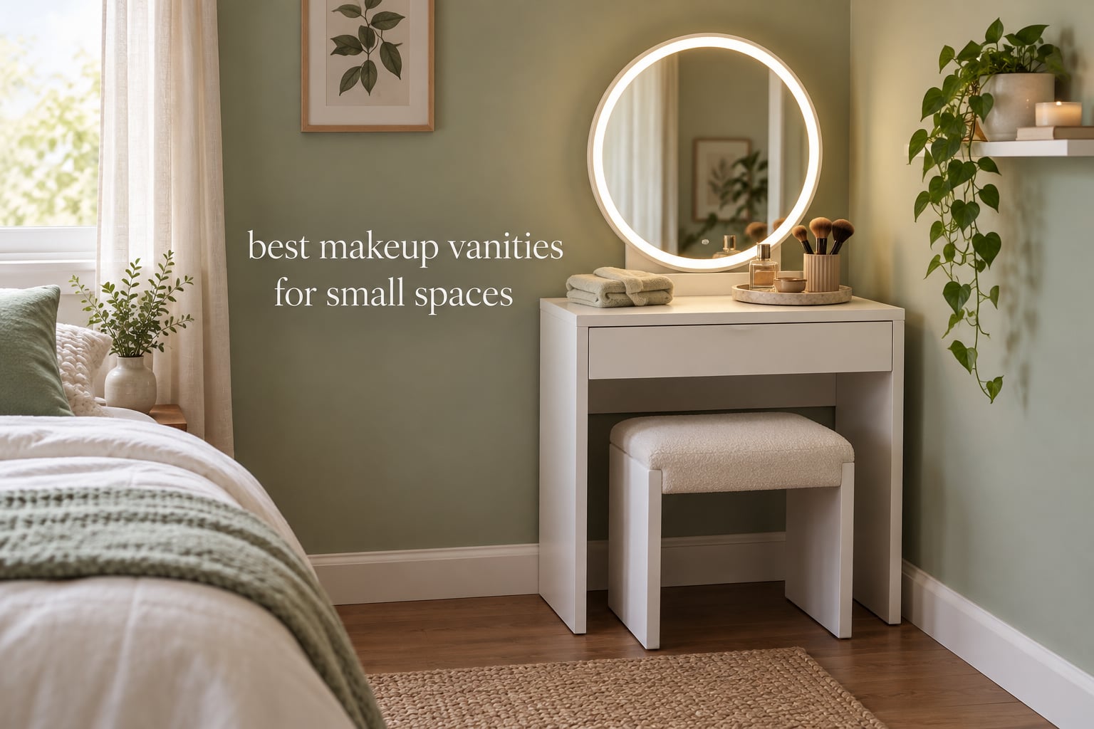 best makeup vanities for small spaces
