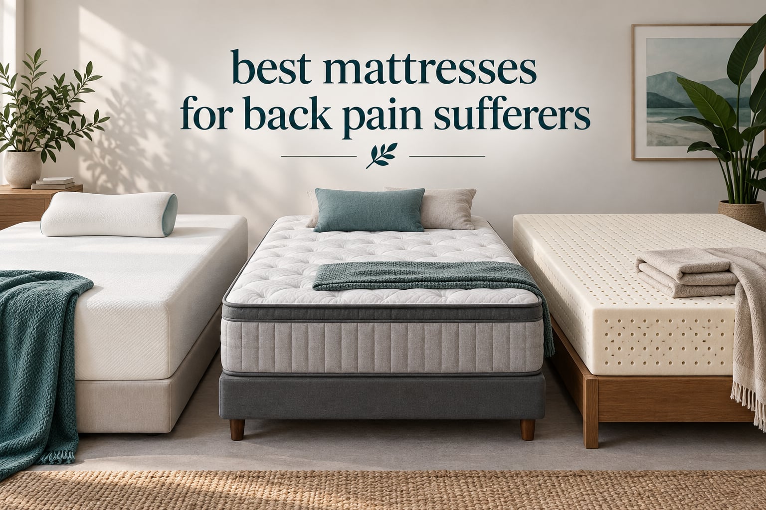 best mattresses for back pain sufferers