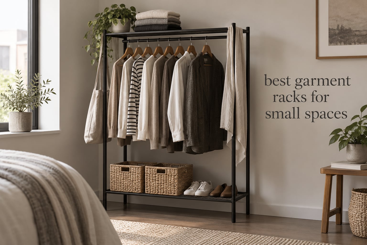 best garment racks for small spaces