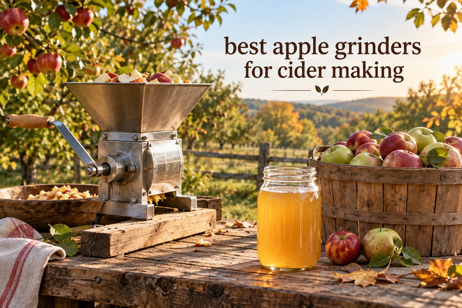 best apple grinders for cider making