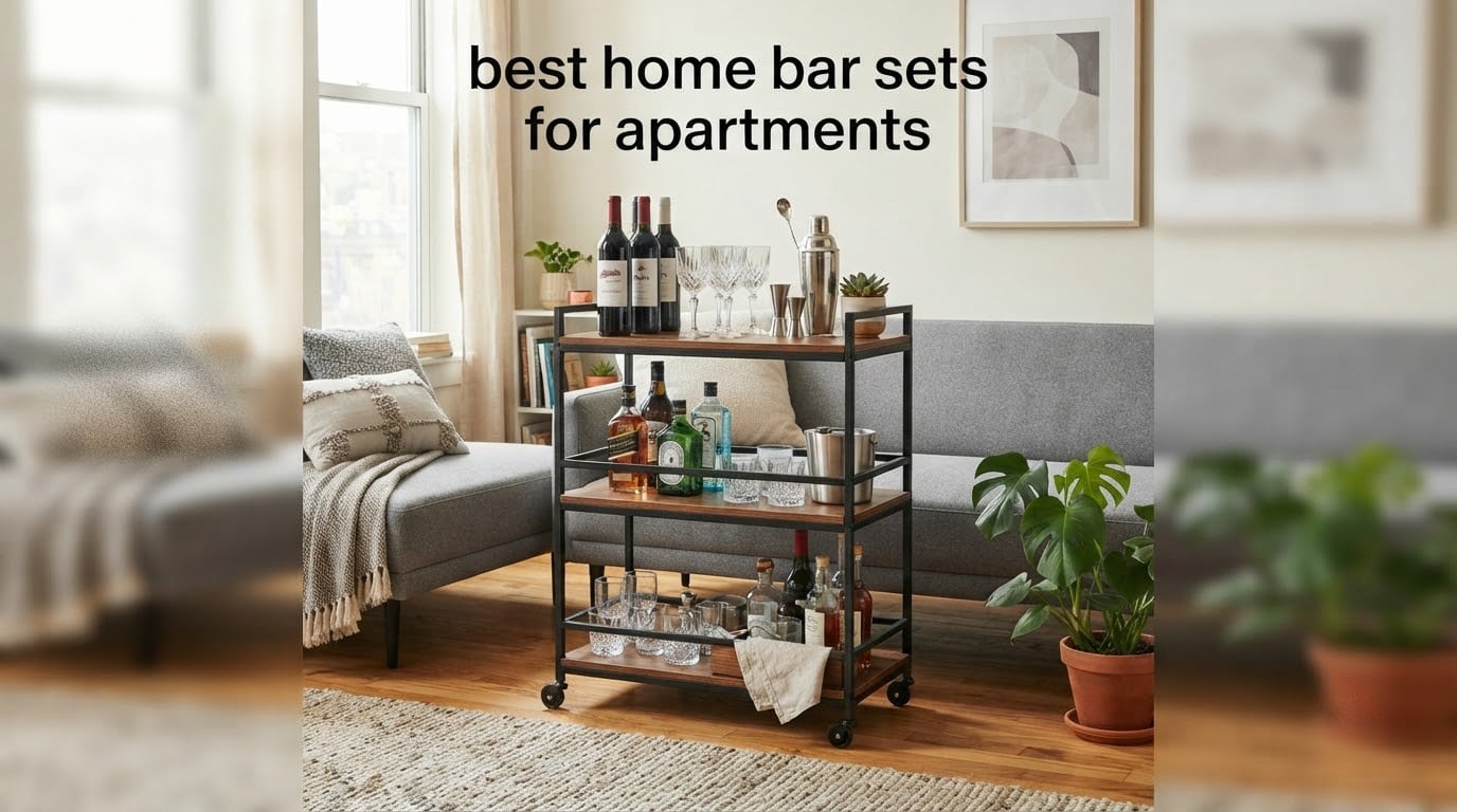 best home bar sets for apartments
